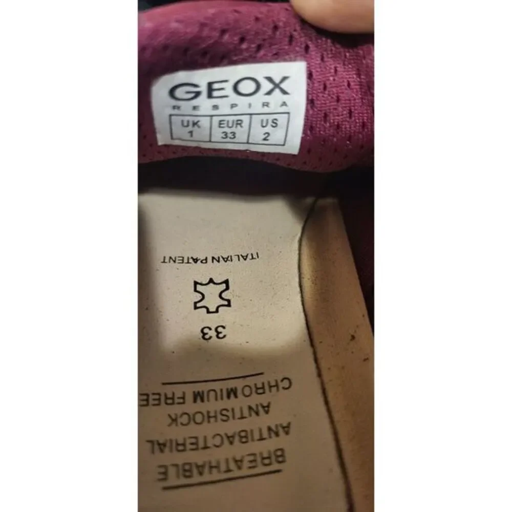 Geox Sneakers Girls Black/Rasberry Fur‎ decorations size 1 - Picture 11 of 12